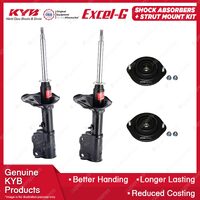 Pair Front KYB Shock Absorbers Strut Mount Kit for Mitsubishi Lancer CC CE 92-04