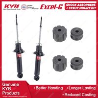 2x Rear KYB Shock Absorbers + Strut Mount Kit for Nissan Maxima A32 VG30DE 95-99