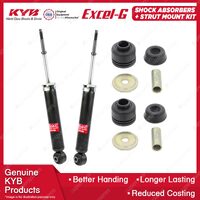 2x Rear KYB Shock Absorbers + Strut Mount Kit for Nissan Murano Z50 Wagon 05-09