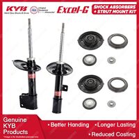 Front KYB Shock Absorbers Strut Mount Kit for Peugeot 308 5FT 9HZ RHH RHR 08-ON