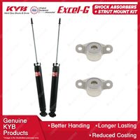 Rear KYB Shock Absorbers Strut Mount Kit for Peugeot 308 RHH RHR Hatchback 08-13