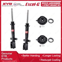 2x Front KYB Shock Absorbers + Strut Mount Kit for Renault Scenic JA RX4 01-04