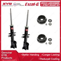 Pair Front KYB Shock Absorbers Strut Mount Kit for Renault Trafic L1H1 Van 04-07