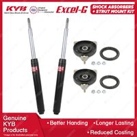 Pair Front KYB Shock Absorbers Strut Mount Kit for Saab 900 FWD Hatchback 93-99