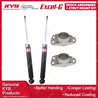 Pair Rear KYB Shock Absorbers Strut Mount Kit for Skoda Superb 3T TDI TSI 08-ON