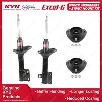 2x Front KYB Shock Absorbers Strut Mount Kit for Subaru Outback BG9 EJ25D 96-98