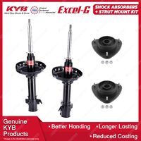 2 Front KYB Shock Absorbers Strut Mount Kit for Subaru Forester SH9 Wagon 08-09