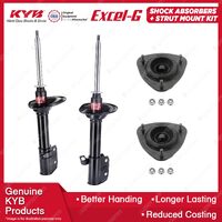 2 Rear KYB Shock Absorbers Strut Mount Kit for Subaru Impreza GC GF Sedan Wagon