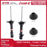 Rear KYB Shock Absorbers Strut Mount Kit for Subaru Impreza GG9 GGA Wagon 00-02