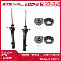 2 Rear KYB Shock Absorbers Strut Mount for Subaru Forester SG9 EJ251 EJ253 02-06