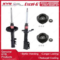 2 Front KYB Shock Absorbers + Strut Mount Kit for Suzuki Baleno GC31 GC41 95-01