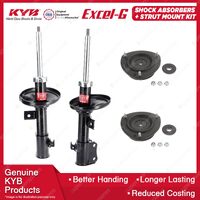 Pair Front KYB Shock Absorbers Strut Mount Kit for Suzuki Liana RA51 RC51 04-07