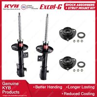 2 Front KYB Shock Absorbers Strut Mount Kit for Suzuki Grand Vitara JT SUV 05-14