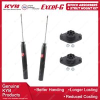 Pair Rear KYB Shock Absorbers Strut Mount Kit for Suzuki Swift SF310 SF413 89-99