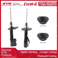 2 Front KYB Shock Absorbers Strut Mount Kit for Toyota Corolla AE 82 90 92 93 94