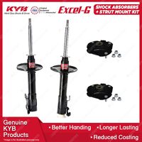 2 Front KYB Shocks Strut Mount Kit for Toyota Paseo EL54R Starlet EP91R 95-99