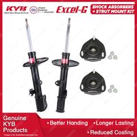 2 Front KYB Shocks Strut Mount Kit for Toyota Rav 4 ACA20R ACA21R ACA22R ACA23R