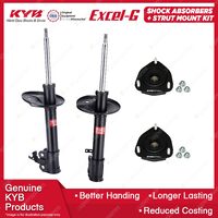 2 Front KYB Shock Absorbers Strut Mount Kit for Toyota Rav 4 SXA10R SXA11R 98-00