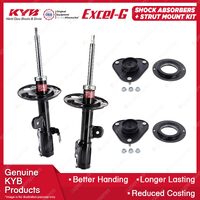 2 Front KYB Shock Absorbers Strut Mount Kit for Toyota Rav 4 ACA38R GSA33R 07-13