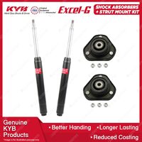 2x Front KYB Shock Absorbers + Strut Mount Kit for Toyota Camry VZV21R 88-93