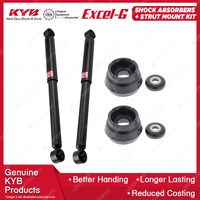 2x Front KYB Shock Absorbers + Strut Mount Kit for Volkswagen Up! AA CHYB 12-On