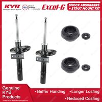 2 Front KYB Shock Absorbers Strut Mount Kit for Volkswagen Sharan 7M Wagon 98-02