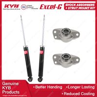 Pair Rear KYB Shock Absorbers Strut Mount Kit for Volkswagen Jetta 1B 1K 06-17