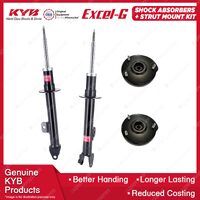 Pair Front KYB Shock Absorbers + Strut Top Mount Kit for Chrysler 300C 05-10