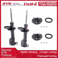 Pair Front KYB Shock Absorbers + Strut Mount Kit for Holden Epica EP Sedan 07-11