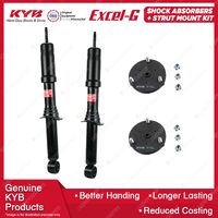 Pair Front KYB Excel-G Shock Absorbers Strut Mount Kit for Holden Colorado 7 RG