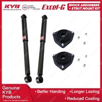 Pair Front KYB Shock Absorbers + Strut Mount Kit for Hyundai Veloster FS 14-on