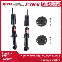 Pair Front KYB Shock Absorbers + Strut Top Mount Kit for Isuzu D-Max TFS TFR