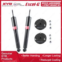 Pair Front KYB Shock Absorbers + Strut Mount Kit for ISUZU D-MAX SX TFR 08-12