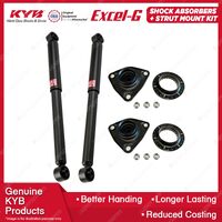 Pair Front KYB Shock Absorbers + Strut Top Mount Kit for Kia Optima TF 11-15