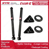 Pair Front KYB Shock Absorbers Strut Top Mount Kit for Nissan X-Trail T32 14-pn