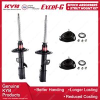 Pair Front KYB Shocks Strut Mount Kit for Toyota Avensis IPSUM ACM20R ACM21R