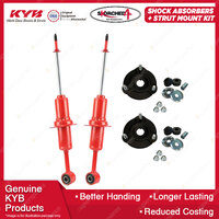 Front KYB Skorched 4's Shock Absorbers Strut Mount Kit for Ford Ranger PX 1 2 3