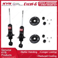 Pair Front KYB Excel-G Shock Absorbers Strut Mount Kit for Nissan Pathfinder R51