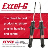 2x Front KYB Excel-G Shock Absorbers for Mitsubishi Mirage LA 1.2L 01/2016-On