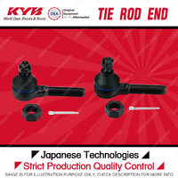 2 x KYB Front Tie Rod Ends for Suzuki Jimny JB43V 1.3L M13AA 09/2000-01/2019