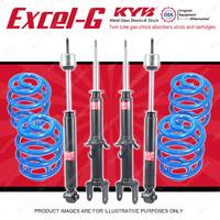 4x KYB EXCEL-G Shocks Super Low Coil Springs for FORD Falcon AU Solid Rear Alex