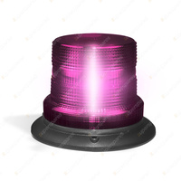 LED Autolamps Magenta Emergency Warning Strobe Beacon Light Fixed Mount Lamp