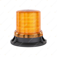 LED Autolamps Amber Strobe Rotate Warning Beacon Light 130mm Round x 118mm Lamp