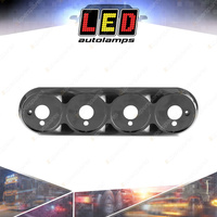 LED Autolamps Replacement Quad Black Bracket Suit 82 Series Lamps in Bulk