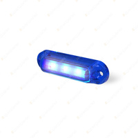 LED Autolamps Blue Courtesy Light Marker Lamp 12 Volt 58x16x13mm Twin Blister