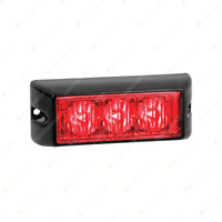 LED Autolamps Red LED Emergency Warning Light 3 LED Flashing Single Bulk Box