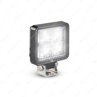 LED Autolamps 12 Watt Flood/Reverse Light Black Base 4 LED Work Lamp Blister