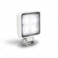 LED Autolamps 12 Watt Flood/Reverse Light White Base 4 LED Work Lamp Blister