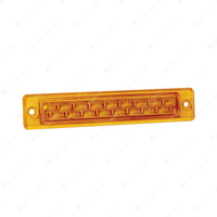 LED Autolamps Amber Rear Indicator Light with Amber Lens 12 Volt Single Bulk