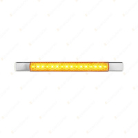 LED Autolamps Front Indicator Light Chrome Bezel 12V 16 LED Lamp Single Blister